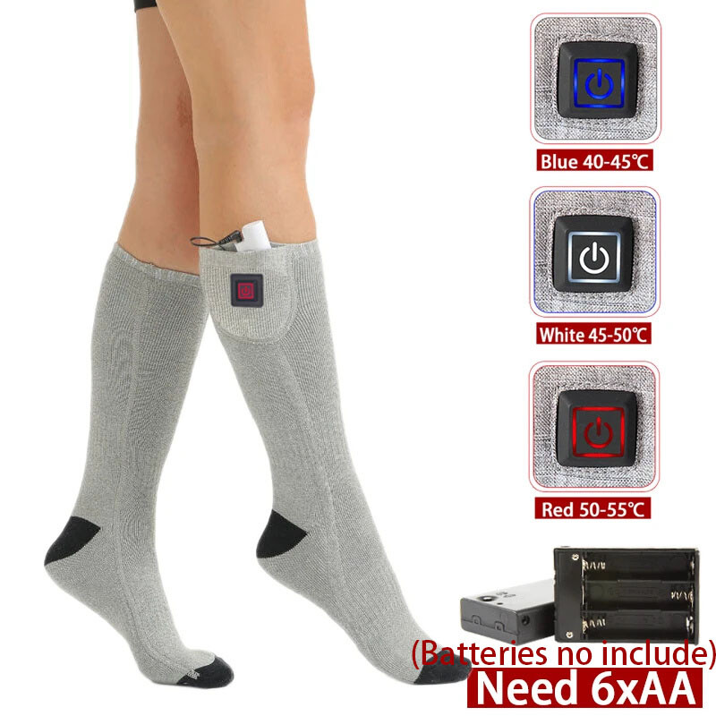 Heated Socks Electric Foot Warm Winter Skiing Hunting