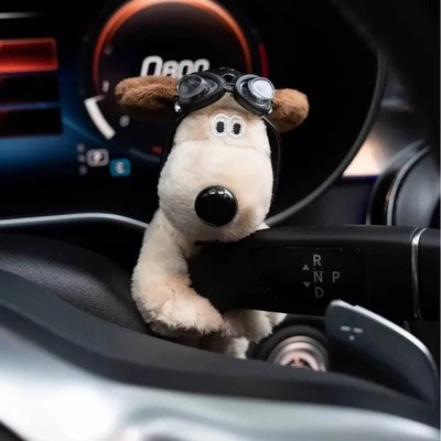Plush Puppy Car Ornament Fluffy Interior Decoration Dashboard Accessory