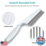 Pet Grooming Comb - 2-in-1 Multifunctional Stainless Steel Comb for Flea, Tear Stain Removal, and Dehairing Dogs and Cats' Face, Paws, and Body