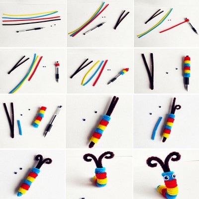 chenille craft stems pipe cleaners 30cm 12" - lots of colours &