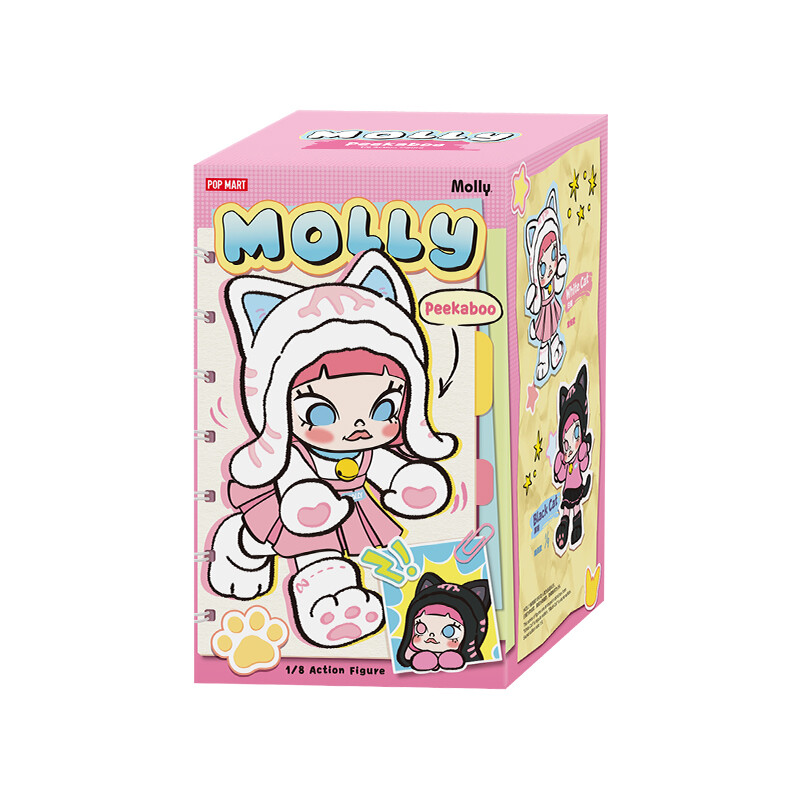 その他 MOLLY Peekaboo 1/8 Figure WHITE CAT Molly Peekaboo 1/8 Action Figure - 躲猫猫1/8可动人偶 – Art