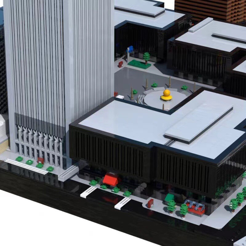 MOC-156123 World Trade Center Model 1:650 Building Blocks Set