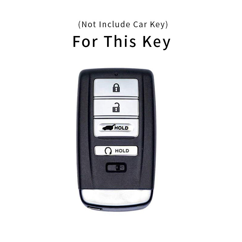 Leather Remote key Fob case cover Shell For Acura MDX RDX RLX ILX TLX 4
