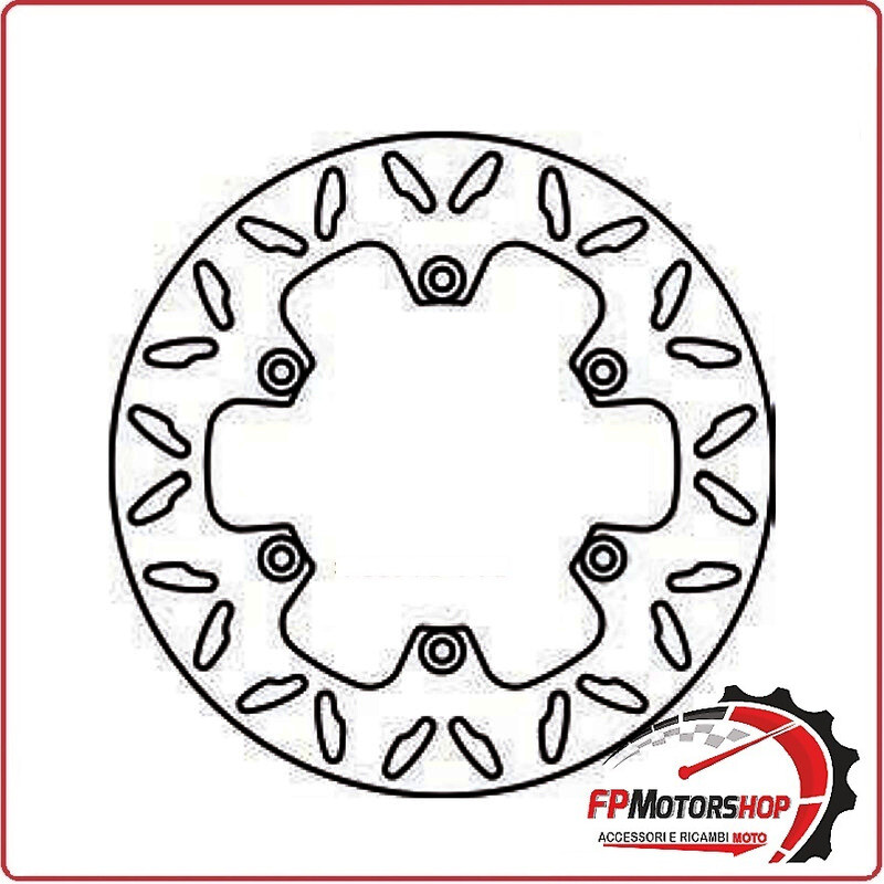 DISCO FRENO PER SCOOTER YAMAHA T-MAX 500 01-11 POSTERIORE GRIMECA DS313 