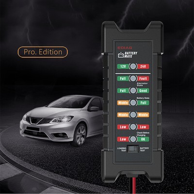 Car Truck Load Battery Tester 12V24V Digital Alternator Analyzer Diagnostic Tool