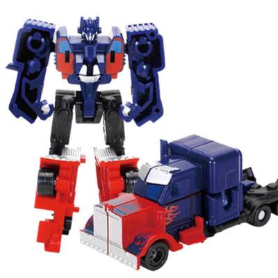 2IN1 Mini Transformator Optimus Prime Modell Roboter Action Figuren Spielzeug