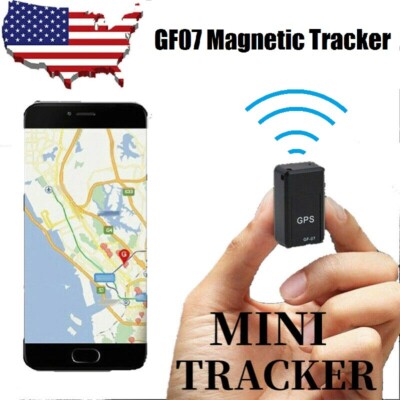 GF07 Mini Magnetic GPS Tracker Real-time Car Truck Vehicle Locator GSM GPRS USA