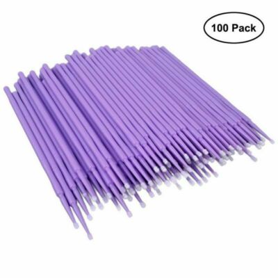 100× Brushes Paint Touch-up Up Paint Micro Brush Tips Auto Mini Head Brush USA