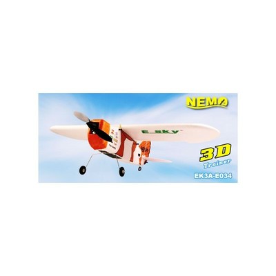 R/C ESKY NEMO TRAINER AIRPLANE RTF BEGINNERS FUN MINT CONDITION  ITEM: EK3A-E034