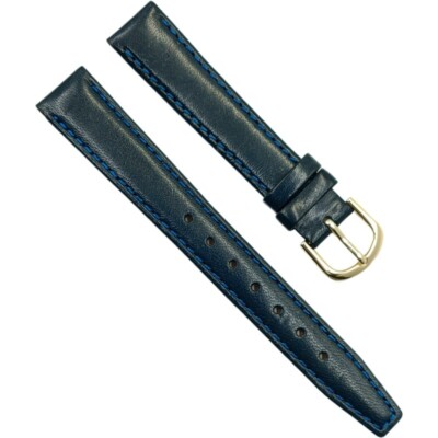 DAVIS - 14 MM - GENUINE LEATHER WATCH STRAP - NOS BAND - NEW OLD STOCK BRACELET
