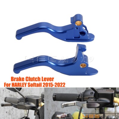 Motorcycle Brake Clutch Levers For Harley Softail Fat Boy FLFB Slim FLSL 2015-22