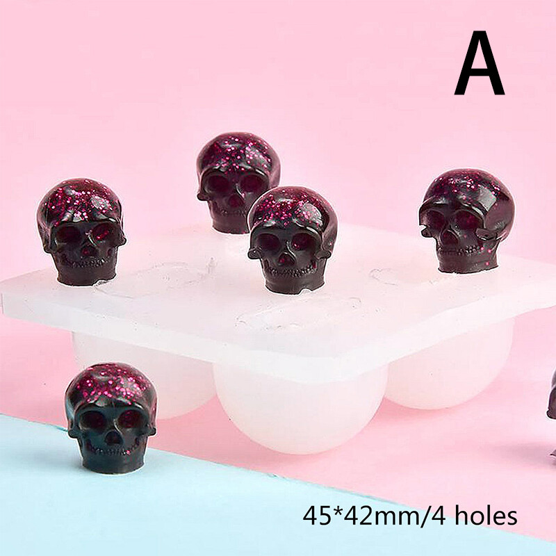 Bracelet and Skull Silicone Mold for DIY Epoxy Resin Jewelry Pendants-image