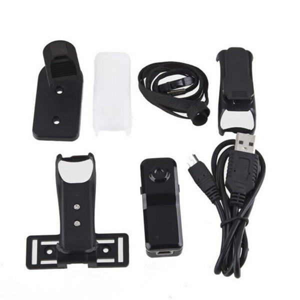 Mini Action Camera Compact Body Worn Hidden Spy Cam Motorcycle Bike Helmet Clip - Image 9