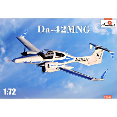 Light multipurpose aircraft Da42MNG Amodel 72242 Plastic model airplane kit 1:72