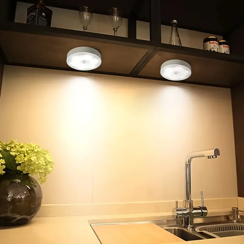 LED Motion Sensor Under Cabinet Closet Light USB Rechargeable Kitchen Lamp