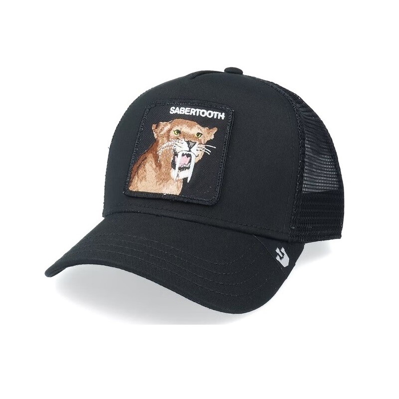 Hat Tiger Goorin Bros Animal Hats Animals Sabertooth Smilodonte Black