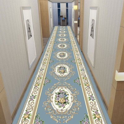 European style carpet corridor decoration long channel anti-skid mat