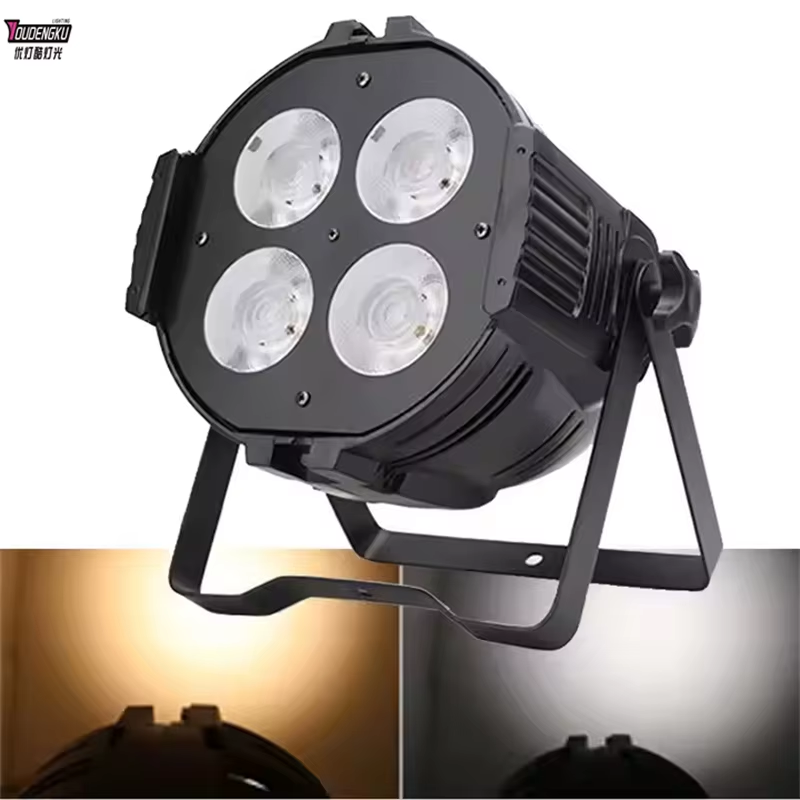 4 pieces stage dj party COB 4x50w led par light 2in1 led COB ParCans Disco DJ KT