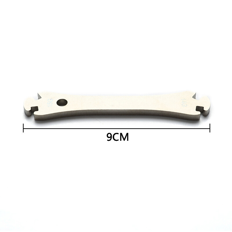 Stainless Steel Bicycle Spoke Wrench Rim Wheel Spoke Fastening Correction To_-_