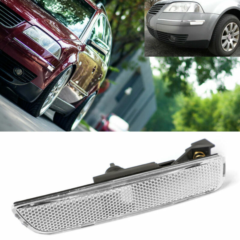 Fits 2001-2005 VW Passat B5.5 Right Front Bumper Side Marker Lights White