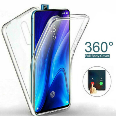 For Xiaomi Mi Poco X3 NFC 10T Lite 360° Full Protect Clear PC + TPU Case Cover