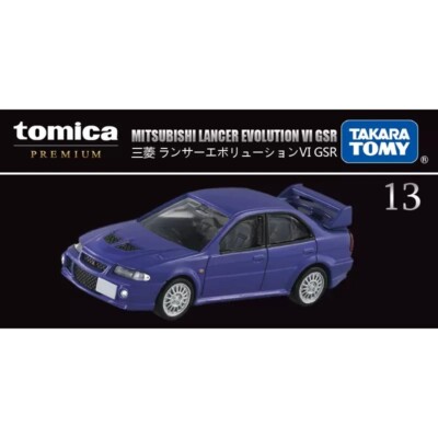 Takara Tomy Tomica Premium TP13 MITSUBISHI LANCER EVOLUTION VI GSR Diecast Car