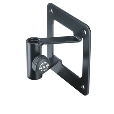 Konig & Meyer 23856-000-55 Wall Mount for Microphone Desk Arms, Black