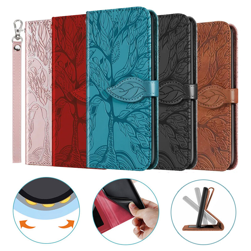 Leather Wallet Case For iPhone 13 12 11 Pro X XR XS Max 8 7 