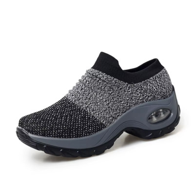 Women Sneakers Fashion Breathable Walking Mesh Platform Shoes Sneakers for Wome