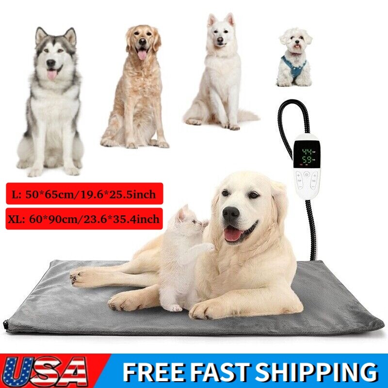 Electric Warmer Puppy Heated Bed Mat Hot Adjustable