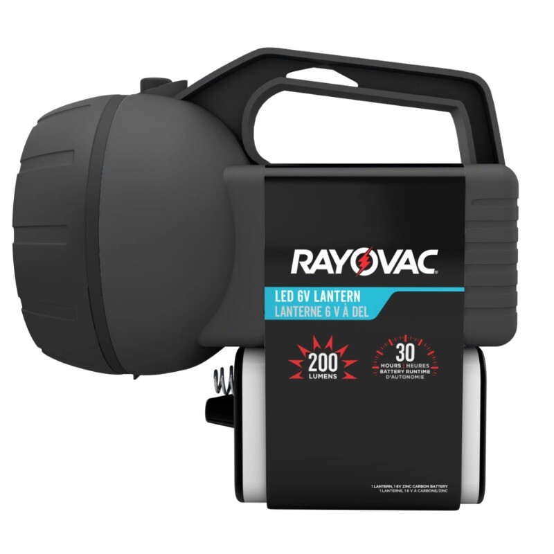 Rayovac Brite Essentials 4 LED Floating Lantern, 6V Battery Included,