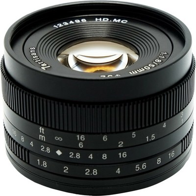 7artisans 50mm F1.8 APS-C Portrait Lens for Canon EF EOS M 5 6 10 50 M200 Camera