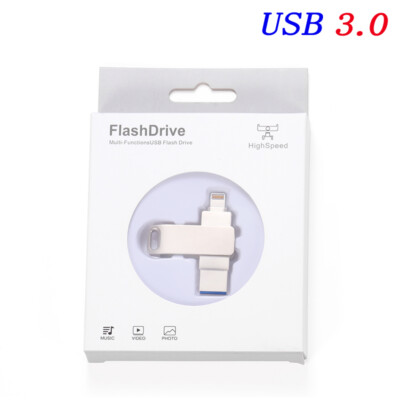 64G USB Flash Drive Photo Thumb Stick Memory External Storage For iPhone iPad PC