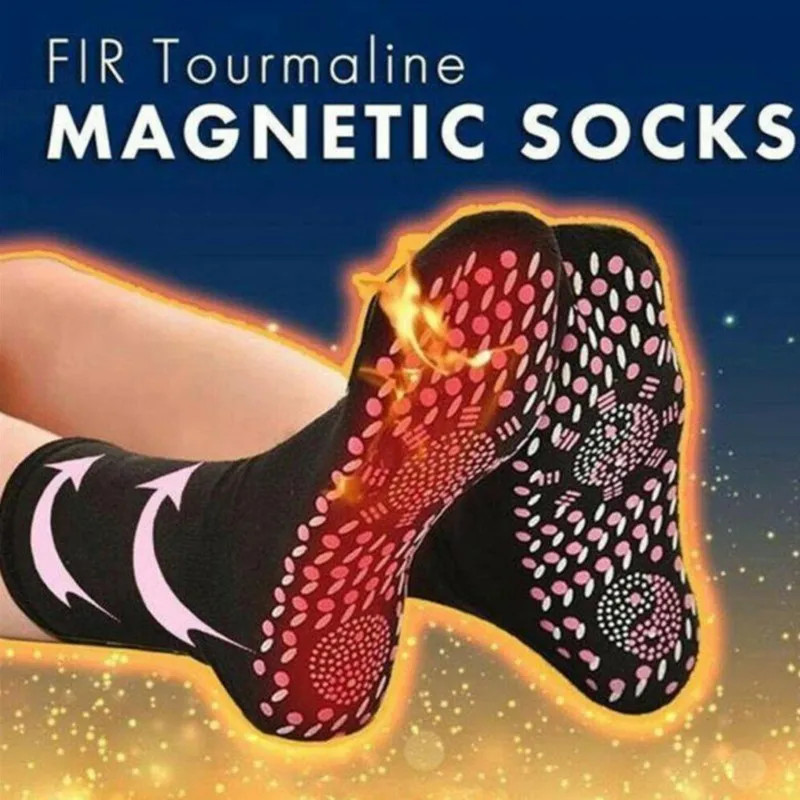 Magnetic Socks Therapy Comfortable Self-Heating Health Care Tourmaline Warm Sock