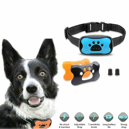 3 in1 Antibell Hunde Halsband Ton Vibration OHNE SCHOCK SPRAY Erziehungshalsband