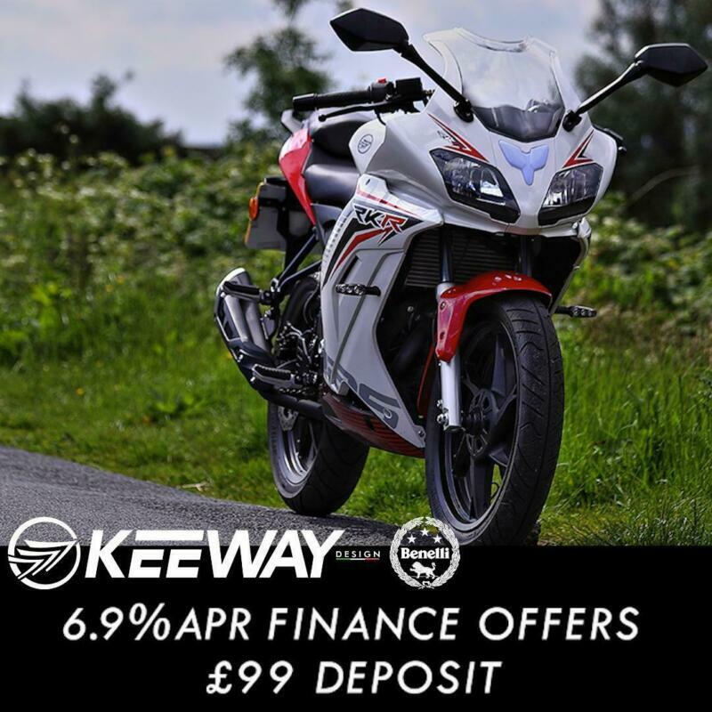Keeway RKR 125cc Full Fairing Sports Bike Leaner Legal Geared