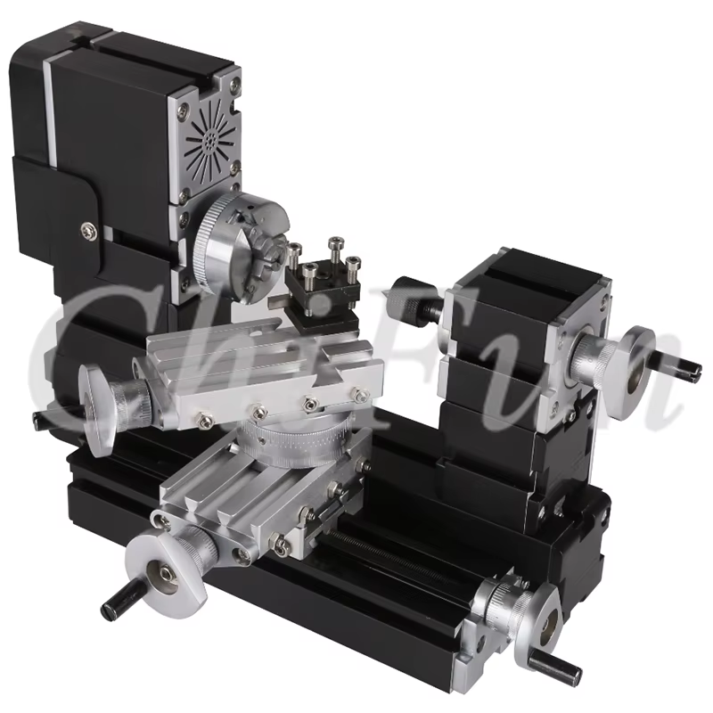 ZhouYu TZ20002MR Big Power Mini Metal Spinning Lathe with 12000r/min 60W Motor D