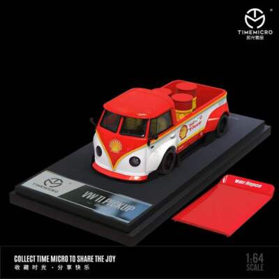 TIME MICRO 1:64 T1 /YellowWhite Diecast Model Car