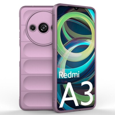 Shockproof Skin Feel Soft Rubber Anti-slip Back Case Cover For XiaoMi RedMi A3