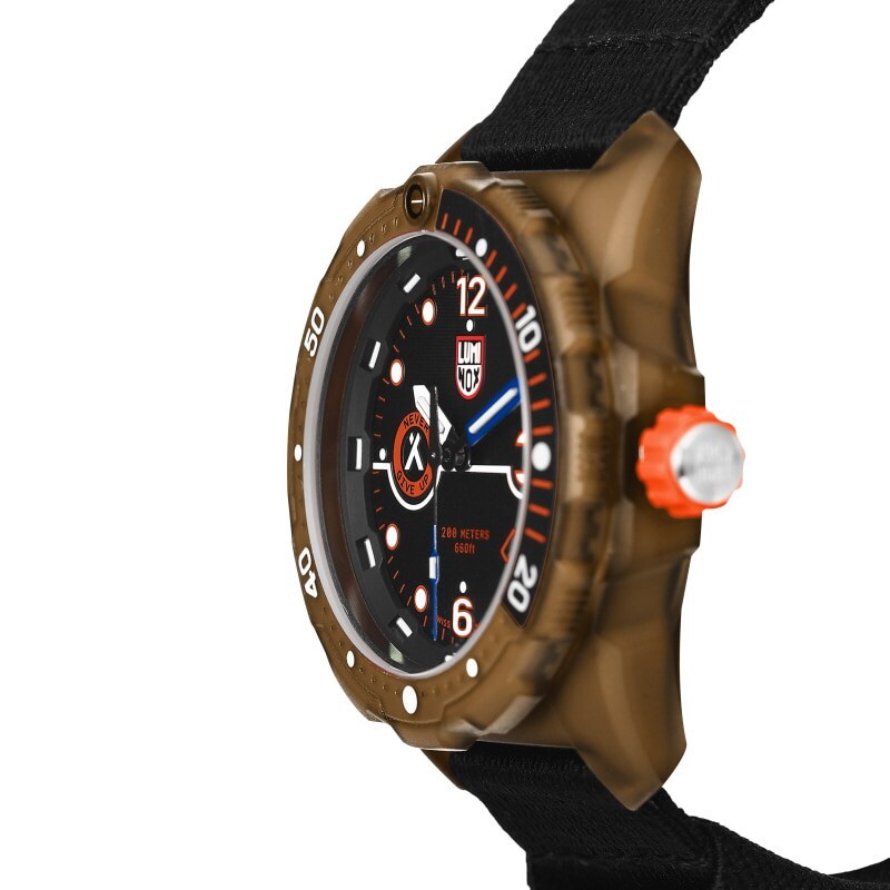Pre-owned Luminox Bear Grylls Survival Eco Mens Quartz Watch 42mm 20atm Swiss Made