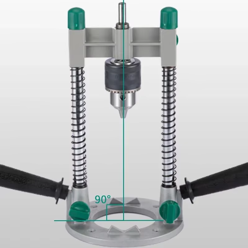220v New 90 Angle Adjustable Drill Guide Rotary Electric Stand Attachment With C