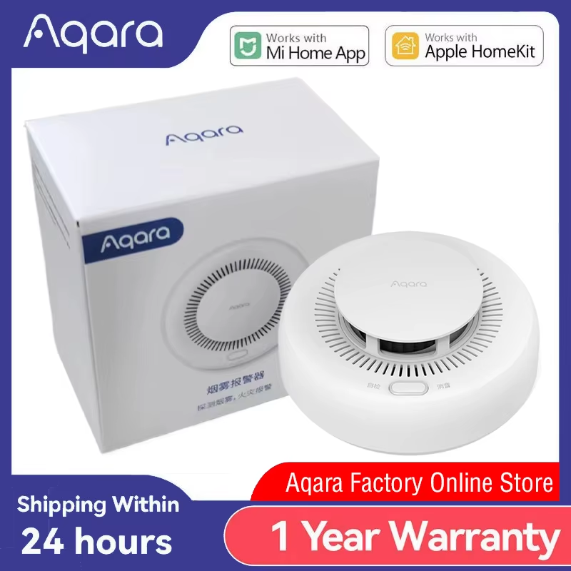 Smart Smoke Detector ZigBee Smart Fire Alarm Monitor Sound Alert Home Security A