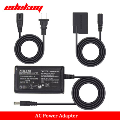 ACK-E18 AC Power Supply Adapter DR-E18 LP-E17 for Canon EL3 850D 800D 760D 750D