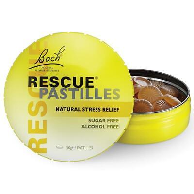 Bach Flower Rescue Remedy Pastilles 50g Tin ::Natural Stress Relief::