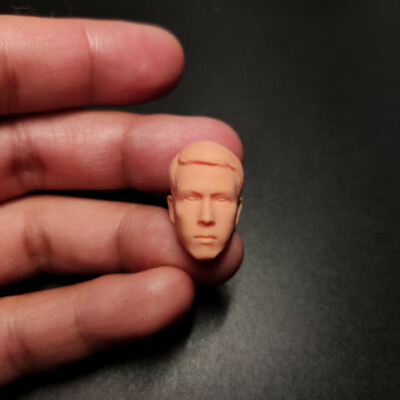1/12 Scale Legend Of Chen Zhen Donnie Ye Head Sculpt Unpainted Fit 6'' ML Figure