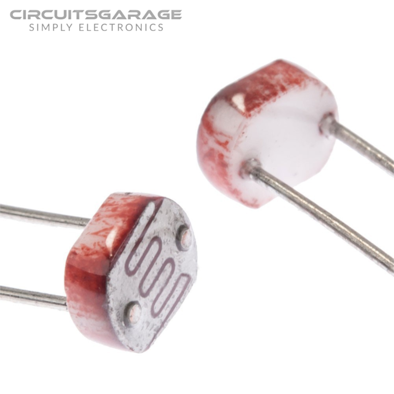 Купить Фоторезисторы (лдр) CircuitsGarage 20 X 5mm Photoresistor GL5528 ...