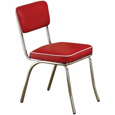 In Red And Chrome (set Of 2)