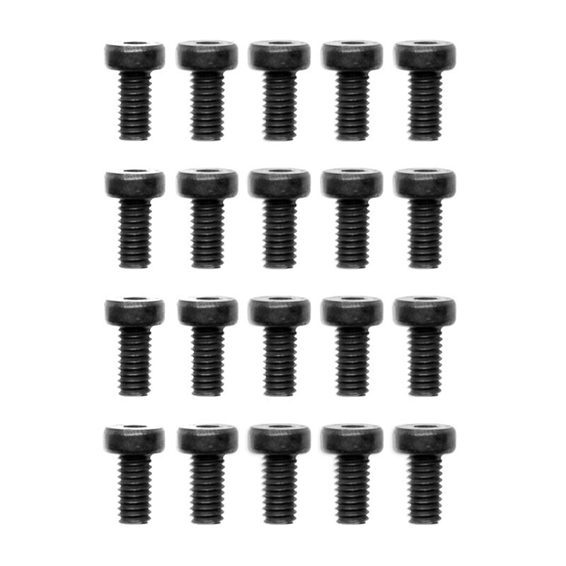 EK Water Blocks EK-Loop Hex Key Schraubenset M4 x 8 mm, 20 Stück - schwarz