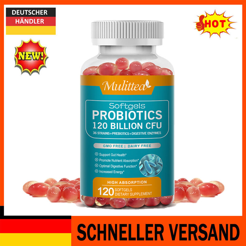 120 Kapseln Probiotika Verdauungsenzyme 120 Milliarden Cfu Potenz Gesundheit