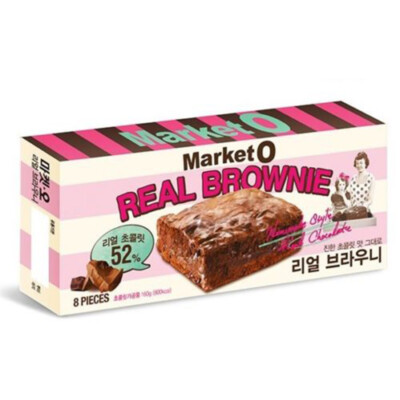 Market O Real Brownie Korean Cookies 192g (24g x 8 cookie)